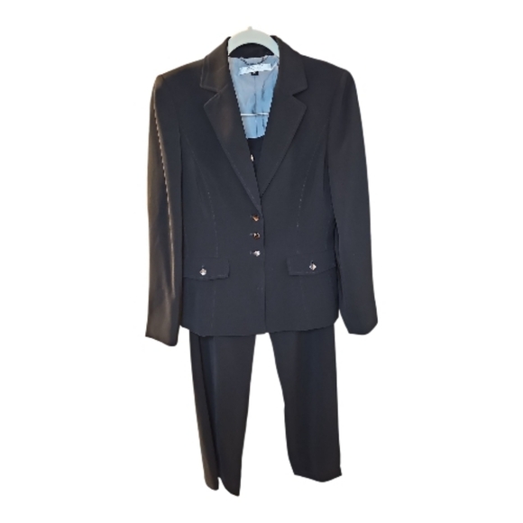 Tahari ASL Black 2 Piece Suit Set Size 8p - Picture 6 of 6